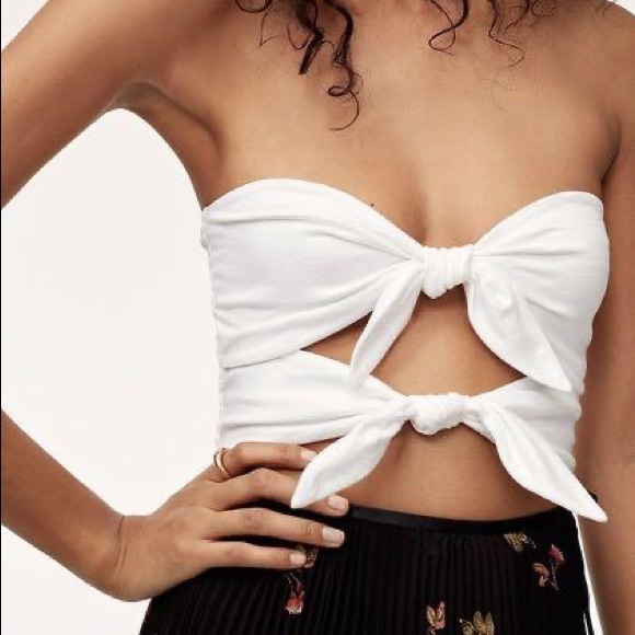 BNWT Aritzia Wilfred Daveney Crop Top - XXS - Tawny Orange - Picture 2 of 8